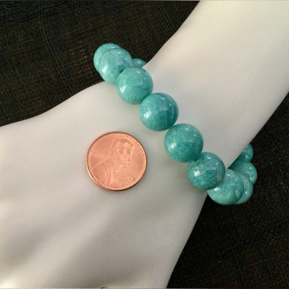 NWT Amazonite Stackable Bead Bracelet - Unisex Sizing - Picture 4 of 5